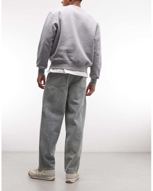Element Gray Denim baggy Jeans for men