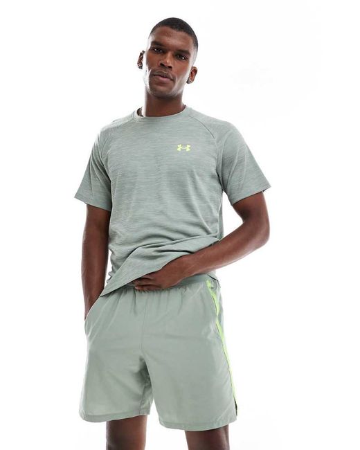 Under Armour Gray Launch 7 Inch Shorts for men