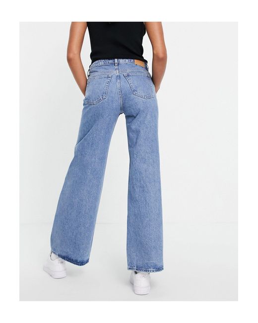 Weekday Ray Cotton Low Rise Wide Leg 