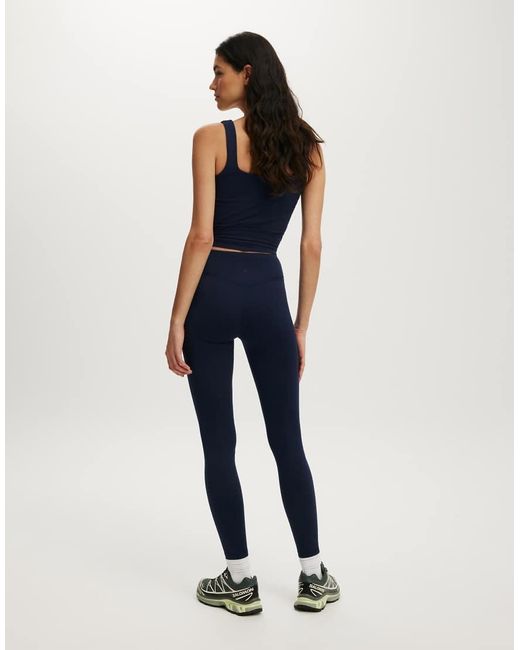 Cotton On Blue Ultra Soft Contour Full Length Tight