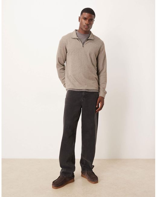 Mango – strickpullover in Natural für Herren