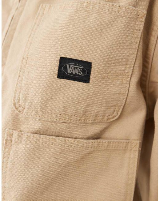 Chaqueta De Pelo Alto En-Blanco Vans de color Natural