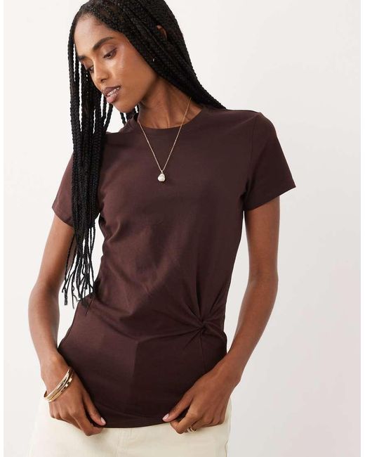 Cotton On Natural Twist Short Sleeve Tee