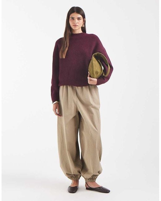 Vero Moda Purple Soft O-neck Jumper