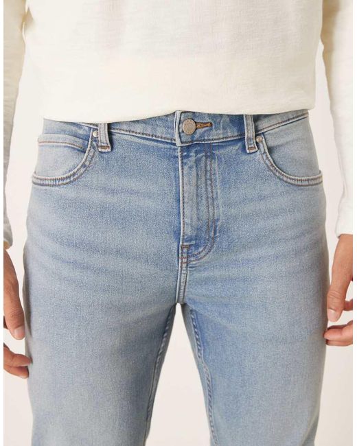 ASOS Blue Stretch Flare Jeans for men