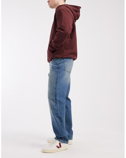 Vaqueros Con De Corte Recto De -Azul ASOS de hombre de color Blue
