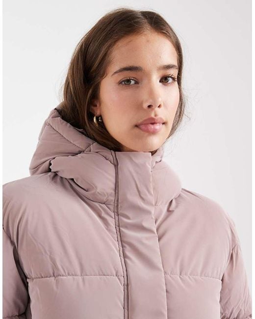 Mango Pink Teen Puffer Jacker