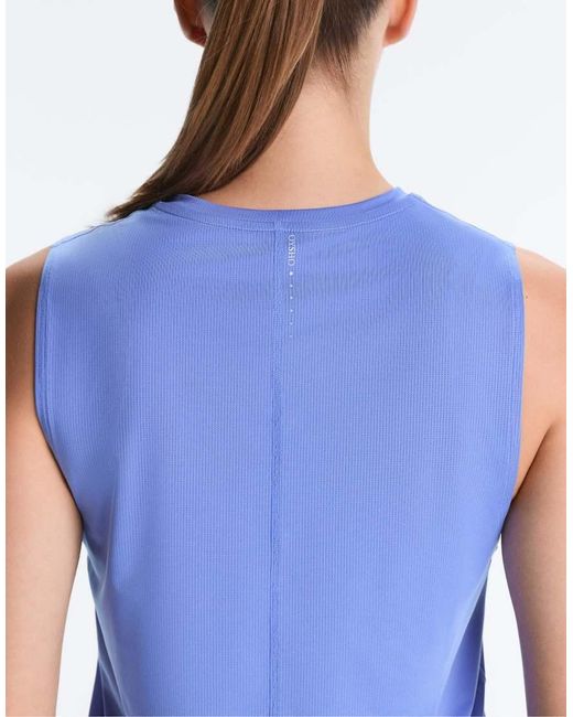 Oysho Blue Technical Sleeveless T-shirt