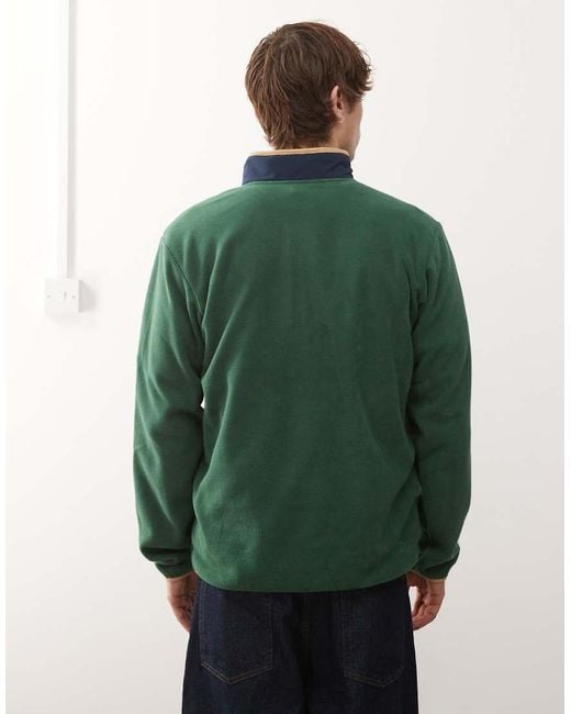 Columbia Green Sequoia Grove Half Zip Fleece for men