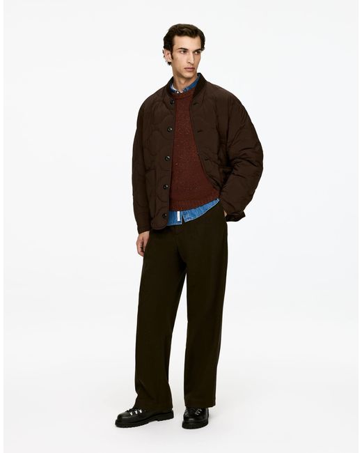 Pull décontracté en laine et alpaga à col ras ARKET pour homme en coloris Brown