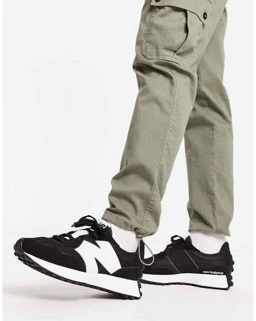 New Balance Black 327 Trainers