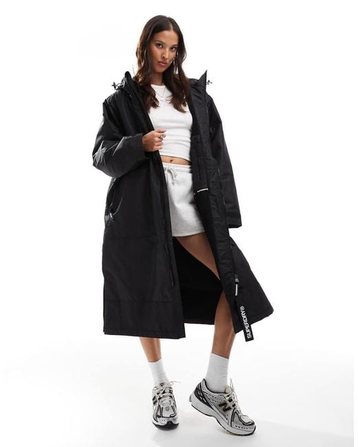 Superdry White Waterproof Changing Robe
