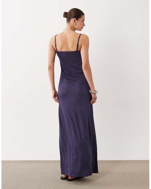 ASOS Blue Modal Blend Slip Dress