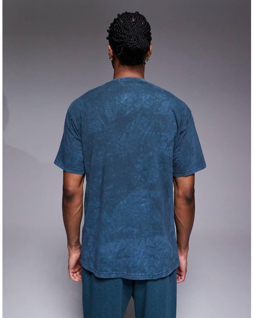 Nike Blue Gym Heritage Graphic T-Shirt for men