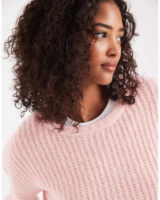 Cotton On Pink Luxe Crew Sweater