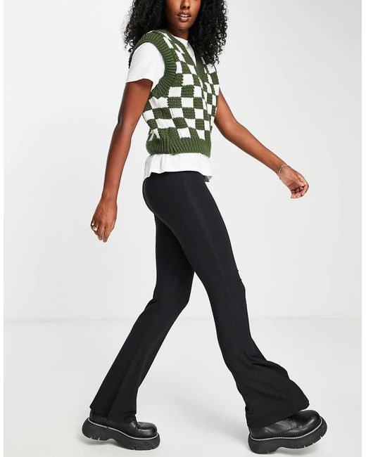 ASOS Black Kick Flare Pant