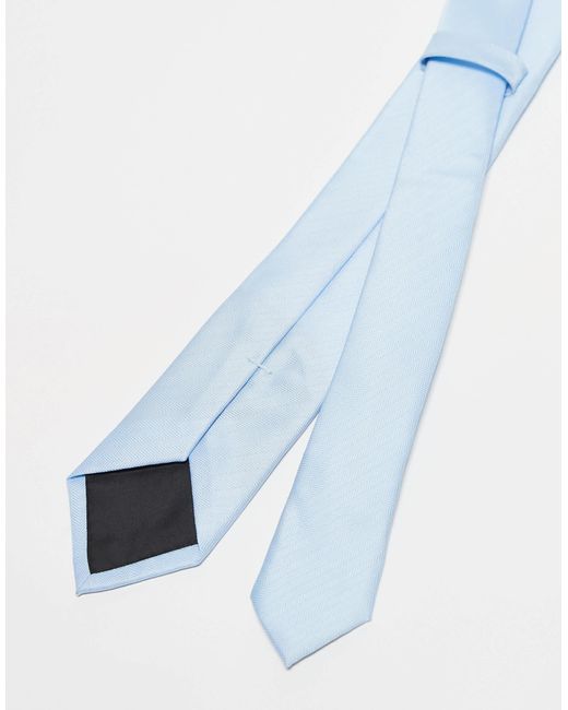 Cravate texturée - clair ASOS pour homme en coloris Blue