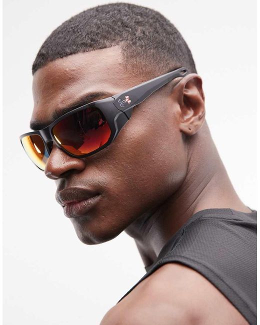 Under Armour di Under Armour Sunglasses in Black da Uomo