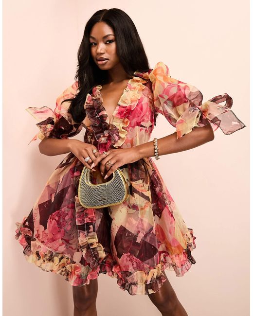 asos orange and pink dress It's no wonder these key ASOS items are trending for August 2019they look  expensive, and we've seen some of the brand's insiders wearing them already