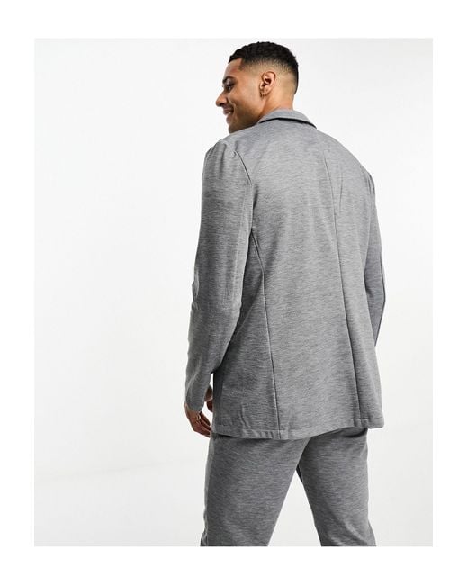 Z ZEGNA Grey Slim-Fit TECHMERINO Wool-Jersey Suit Jacket for Men | MR PORTER