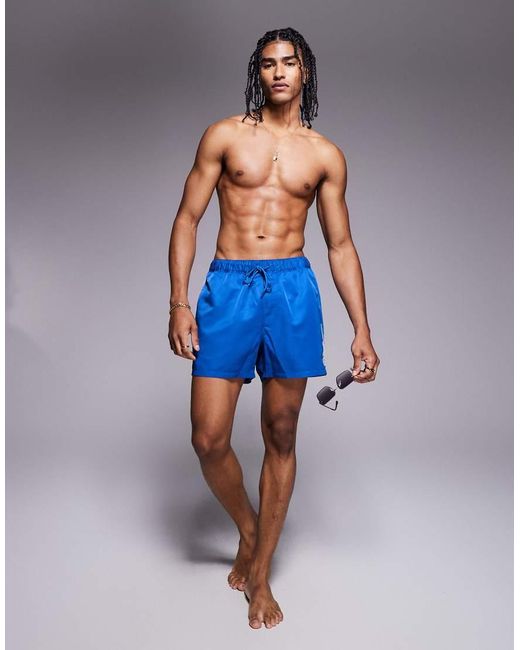 ASOS Blue Swim Shorts for men