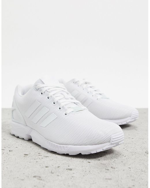 adidas Originals Zx Flux in White for Men | Lyst Australia