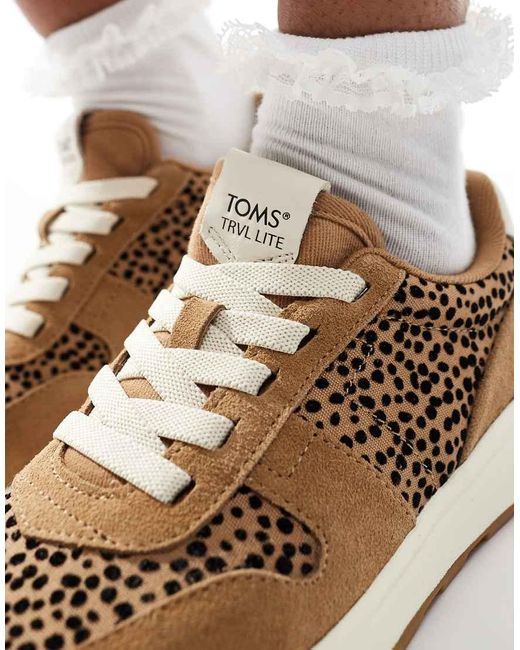 TOMS Natural Trvl Lite Retro Trainer