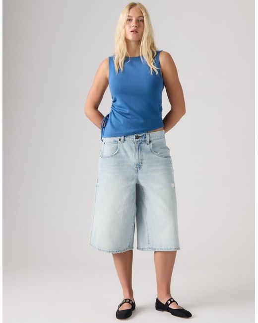 Levi's Blue Super Baggy Jort