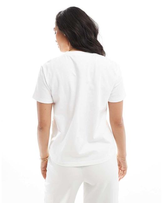 Maya White Embroidered 'Bride' T-Shirt