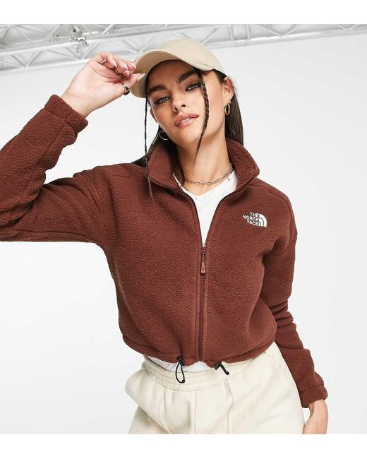 Polar Con Cremallera De Sherpa Shispare Exclusivo En Asos De The North Face de color Brown