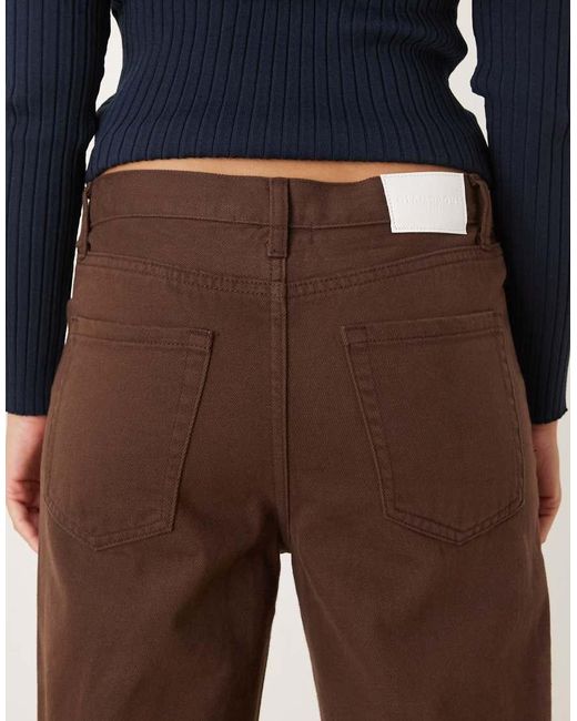 Glamorous Blue Relaxed Fit Straight Jeans