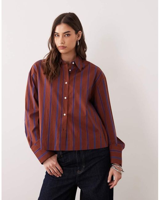 Mango Red 100% Cotton Shirt