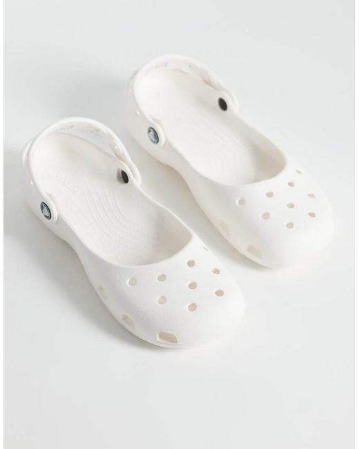 CROCSTM White Classic Ballet Flats