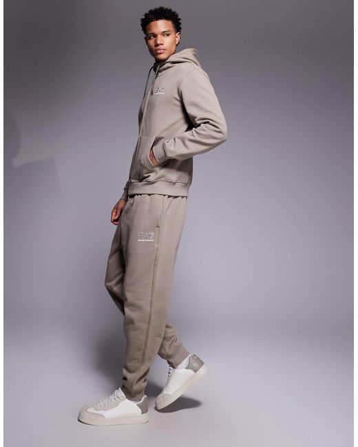 Armani - - survêtement haute visibilité - beige EA7 pour homme en coloris Natural