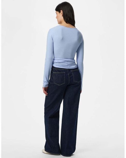 Pieces Blue Top
