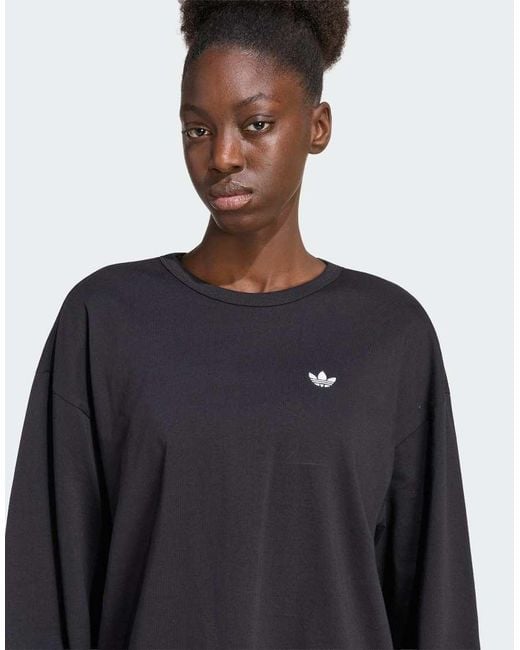 Adidas Originals Blue Essentials Oversize Longsleeve T-shirt