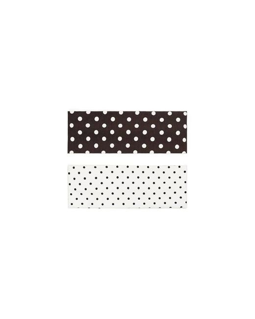Bershka Black Pack Of 2 Polka Dot Hairbands