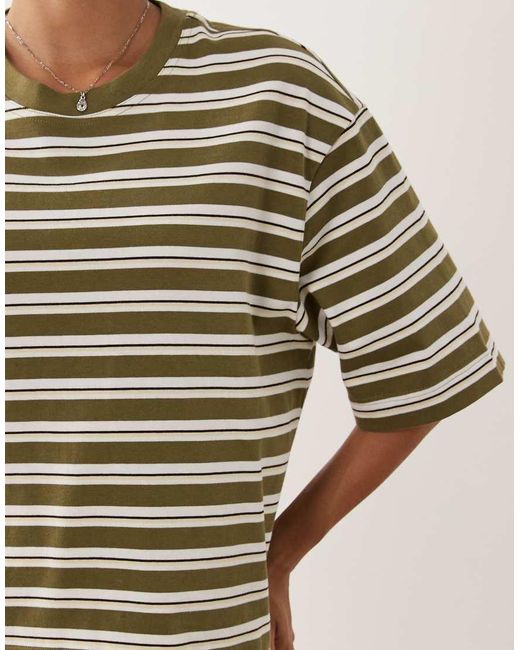 Gina Tricot Green Short Sleeve Boxy Tee