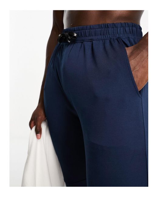 Fitness - pantalon Threadbare pour homme en coloris Blue