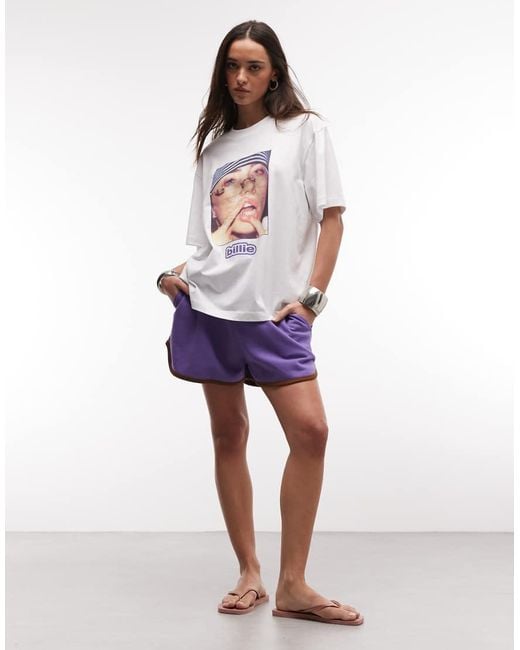 ASOS White X Billie Eilish Official Merch Licensed Relaxed T-shirt