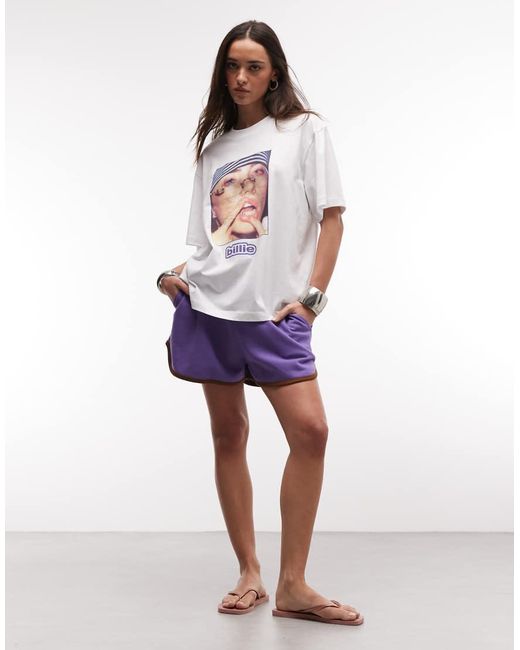 X Billie Eilish ASOS de color White