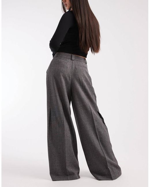 ASOS Black Low Rise Mensy Trousers