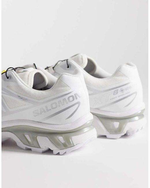 Salomon White Xt-6 Gtx Trainers