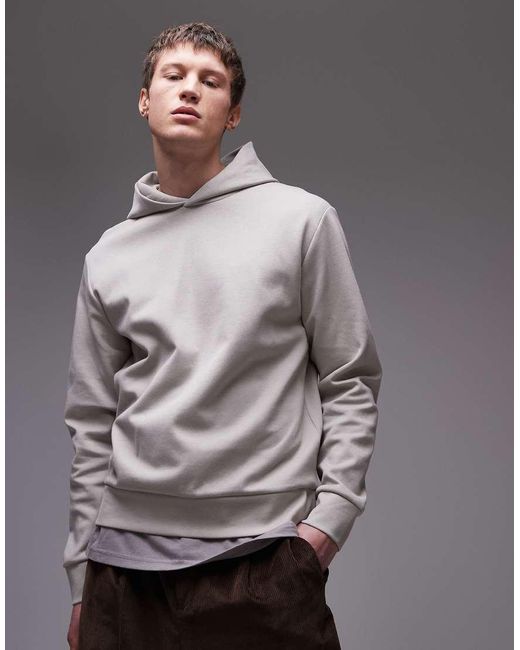 Mango Gray Hoodie for men