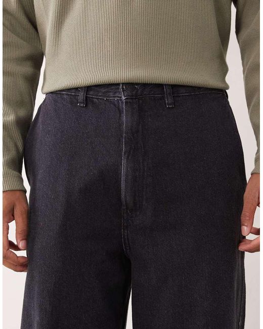Jack & Jones Black Dan Barrel Jeans for men