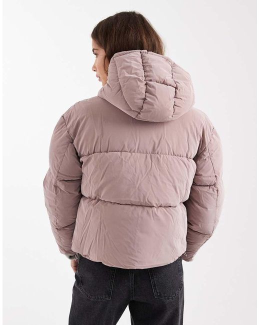 Mango Pink Teen Puffer Jacker