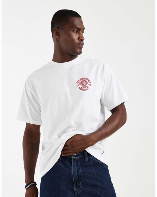 Levi's White Vintage Graphic T-Shirt for men