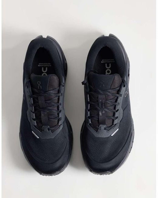 On Shoes Blue Cloudrunner 3 Waterproof Running Trainers for men