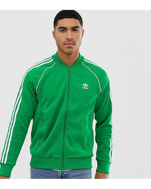 Adicolor - Veste de survêtement adidas Originals pour homme en coloris Vert  | Lyst