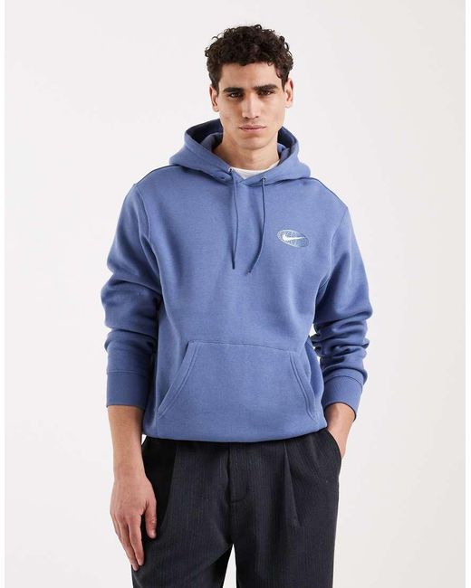 Nike Blue Back Graphic Hoodie for men